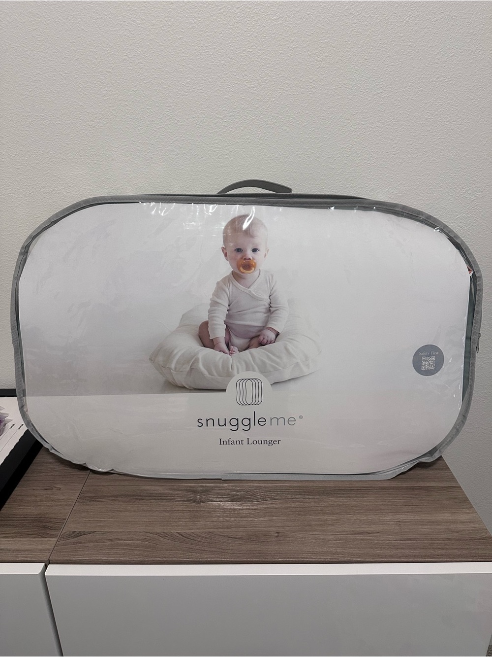 Snuggle Me Organic Infant Lounger – Slate Blue